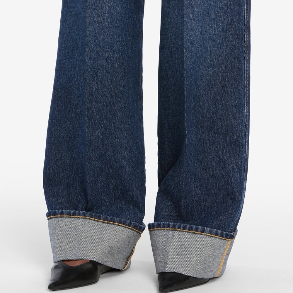 Frame Denim Dark Blue Flare Jeans - Picture 7 of 9